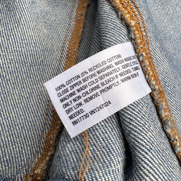 Future Collective Racer Back Denim Midi Dress size 4 Cotton - Picture 6 of 7